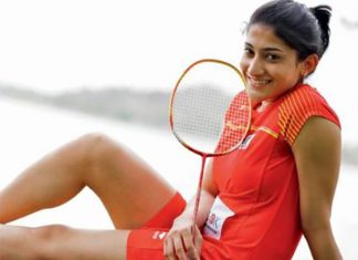 Ashwini Ponnappa is the women's doubles ace of India.