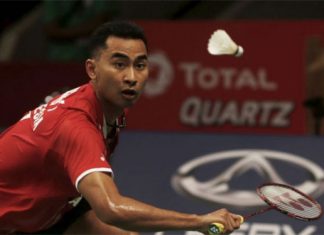 Tommy Sugiarto can definitely be dangerous at the World Championships. (photo: AFP)