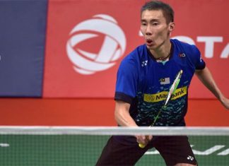 Best of luck to Lee Chong Wei in round 3 of World Championships.(photo:Reuters)