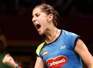 Carolina Marin cruises past Wang Shixian for semi-final place. (photo: Bagus Indahono/EFE)