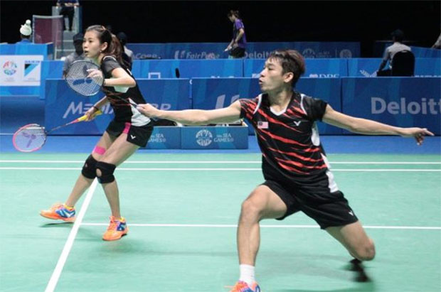 Good luck to Chan Peng Soon/Goh Liu Ying in the Vietnam Open semi-finals. Good luck to Chan Peng Soon/Goh Liu Ying in the Vietnam Open semi-finals.