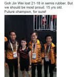 Goh Jin Wei to set sights on 2020 Olympics Khairy Jamaluddin takes picture with Goh Jin Wei following her SEA Games semi-final loss. (photo: Khairy Jamaluddin's Twitter)