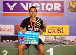 Sony Dwi Kuncoro defies age and doubters with Indonesia International Challenge triumph. (photo: PBSI)