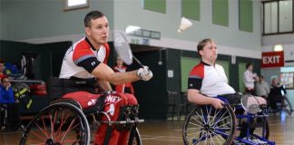 Wheelchair athletes such as David Follett (left) and Connor Dua-Harper deserve our applause and our attention. (photo: Exeter Express and Echo)