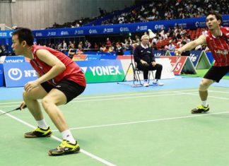 Mohammad Ahsan and Hendra Setiawan (left) should increase their stability. (photo: PBSI)