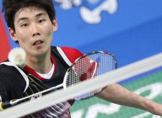 Son Wan Ho upsets Lin Dan at Korea Open. (photo: BWF)