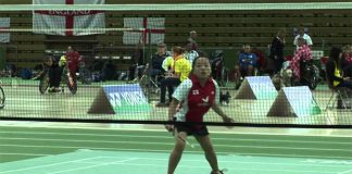 Rachel Choong is the first England player to win three gold medals at a para-badminton world championship.