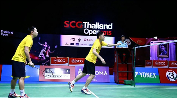 Tan Boon Heong returns a shot in the final of Thailand Open. (photo: Granular)