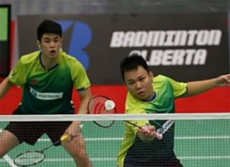 Way to go Lim Khim Wah (left) and Hoon Thien How!