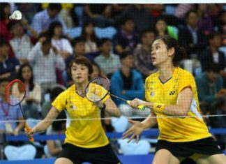 Best of luck to Vivian Hoo/Woon Khe Wei in Bitburger semis.