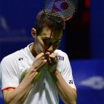 11 16 2015 badminton news lee chong wei Lee Chong Wei kisses the Malaysian flag on his shirt as he beats Chen Long in the China Open finals. (photo: AFP)