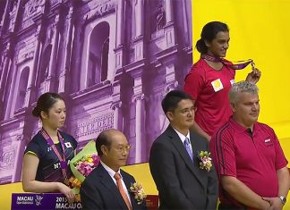 Congratulations to P.V Sindhu, another great win!