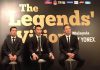 Taufik Hidayat, Lee Chong Wei and Peter Gade at the Legends' Vision in Kuala Lumpur. (photo: Yonex)