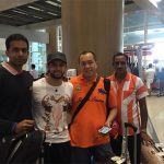 Gopichand, Parupalli Kashya and Tan Kim Her (from left). (photo: Parupalli Kashyap)