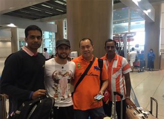 Gopichand, Parupalli Kashya and Tan Kim Her (from left). (photo: Parupalli Kashyap)