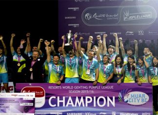Congratulations to Muar City for winning their second consecutive Purple League title. (photo: Purple League)