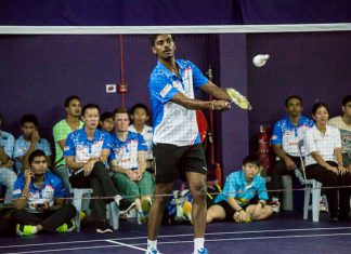 Krishnan Yogendran seals victory for Petaling Jaya on Thursday. (photo: Purple League)