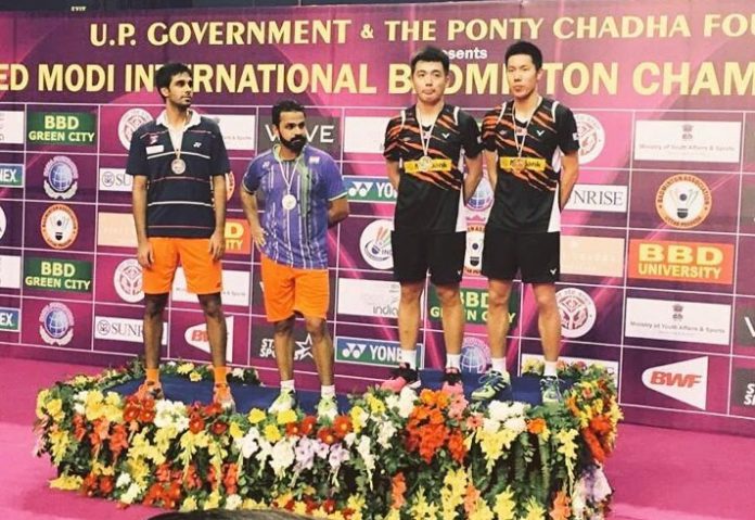 Congratulations to Goh V Shem/Tan Wee Kiong, and well done to Pranaav Chopra and Akshay Dewalkar for putting up a good fight. (photo: AFP)