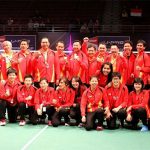 Tommy Sugiarto's (behind, third right) inclusion is a big boost to the 2016 Indonesian men's team in Hyderabad.