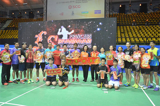 Indonesia national badminton team. (photo: Thailand badminton Facebook)