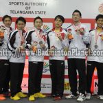 Japan men’s team finishes second at the 2016 Badminton Asia Team Championships. (photo: AFP)