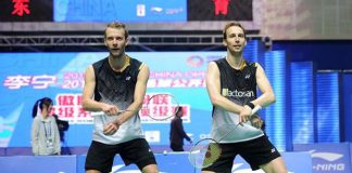 As long as Carsten Mogensen (L) is healthy, that is all that matters; and we want to see him and Mathias Boe (R) show us their "Gangnam Style" again.