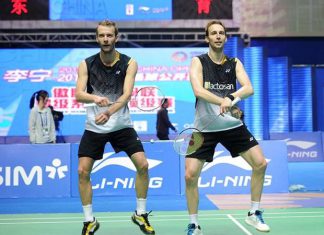 As long as Carsten Mogensen (L) is healthy, that is all that matters; and we want to see him and Mathias Boe (R) show us their "Gangnam Style" again.