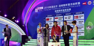 Drawing ceremony for the 2016 Thomas Cup finals in Kunshan, China. (photo: BWF)