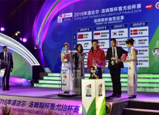 Drawing ceremony for the 2016 Thomas Cup finals in Kunshan, China. (photo: BWF)