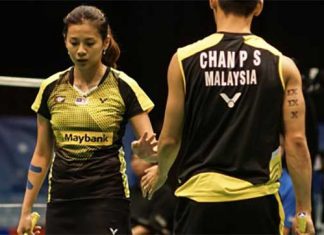 Chan Peng Soon/Goh Liu Ying lost to Zheng Siwei/Chen Qingchen at the 2016 Thailand Masters final, therefore, they should not take Zheng Siwei/Li Yinhui lightly in the New Zealand Open final. (photo: NZ Open)