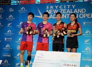 Congratulations to Chan Peng Soon/Goh Liu Ying on their New Zealand Open win. (photo: New Zealand Open)