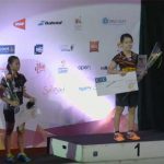 Goh Jin Wei on the podium at the Orleans International.