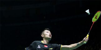 Lin Dan is being serious about winning his third Olympic gold medal. (photo: GettyImages)