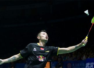 Lin Dan is being serious about winning his third Olympic gold medal. (photo: GettyImages)