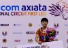 Goh Jin Wei wins the Celcom Axiata National Circuit First Leg title. (photo: BAM)