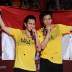 Mohammad Ahsan and Hendra Setiawan won the men's doubles title at 2015 Total BWF World Championship (photo: Getty Images)