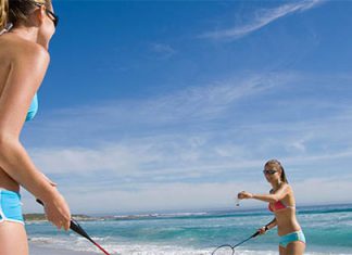 Beach Badminton could potentially spice up the sport.