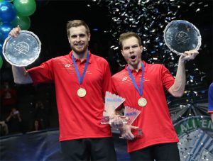 Vladimir Ivanov and Ivan Sozonov became the first ever Russian men's doubles pair to win the All England title. (photo: BWF)
