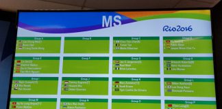 Men's singles draw for the 2016 Rio Olympics. (photo: BWF)