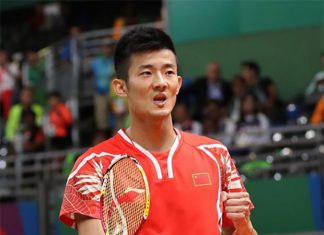 Chen Long has an easy passage to quarter-finals in Rio.