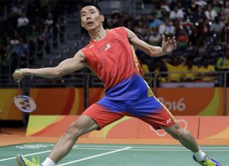 Lee Chong Wei will play his quarterfinal match next Wednesday. (photo: AFP)