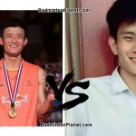 Chen Long vs a high school student from Malaysia.