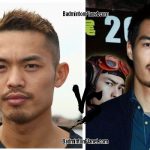Lin Dan vs Tony Yang (a celebrity from Taiwan).