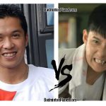 Taufik Hidayat vs Ah Niu (a celebrity from Malaysia).