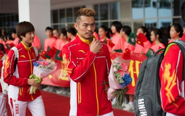 Lin Dan in Macau.