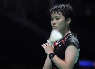 Malaysia's badminton rising star Goh Jin Wei. (photo: AFP)