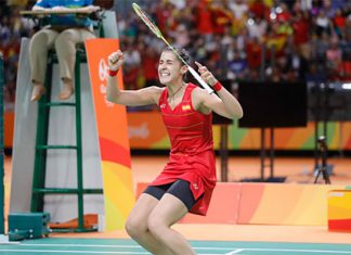 Carolina Marin is the No. 1 seed at 2016 Korea Open Superseries. (photo: AFP)