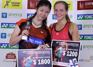Congratulations to Soniia Cheah for winning the Belgian Open. (photo: Bernama)