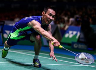 Lee Chong Wei to play Jan Jorgensen in the 2016 Japan Open final. (photo: AP)