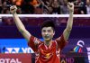 Shi Yuqi is bidding for the Bitburger Open title after his French Open victory. (photo: AFP)